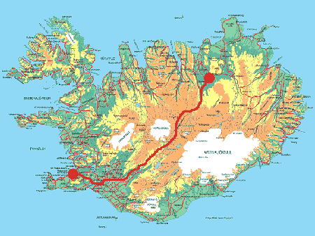 iceland sprengisandur